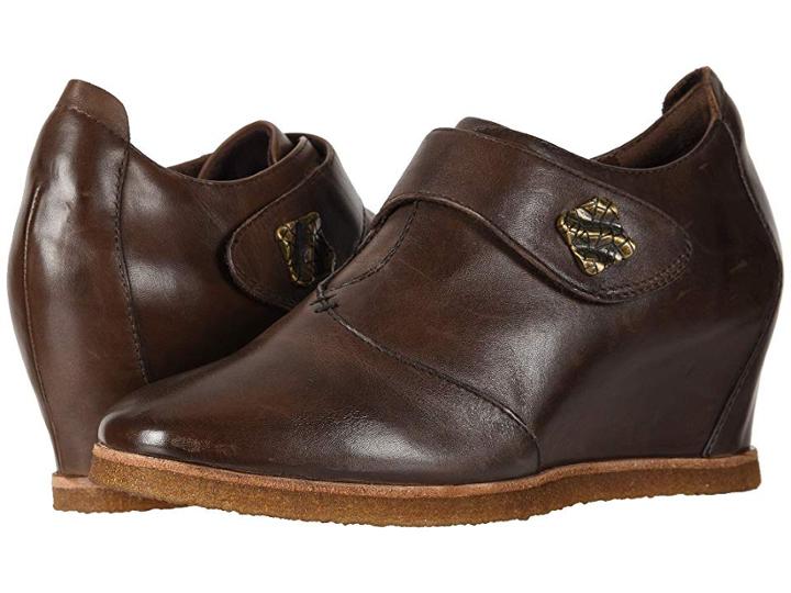 Earth Zanza (bark Soft Calf) Women's Wedge Shoes
