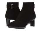 Aquatalia Daniella (black Suede) Women's Dress Zip Boots