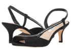 Nina Cabell (black Satin) Women's 1-2 Inch Heel Shoes