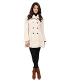 Jessica Simpson Basketweave With Bell Sleeves And Envelope Collar (camel) Women's Coat