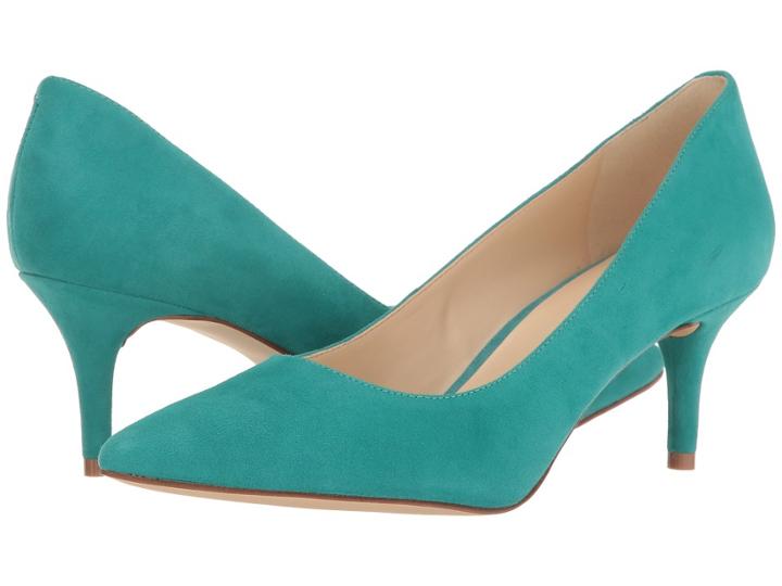 Nine West Margot Pump (dark Turquoise Suede) High Heels