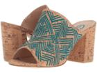 Sbicca Paraiso (turquoise) Women's Slide Shoes