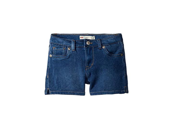 Levi's(r) Kids 710tm Super Skinny Fit Soft And Silky Shorts (little Kids) (medium Indigo) Girl's Shorts