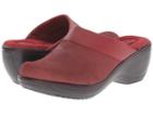 Softwalk Murietta (bordeaux/dark Bordeaux Distressed Nubuck Leather) Women's Clog Shoes