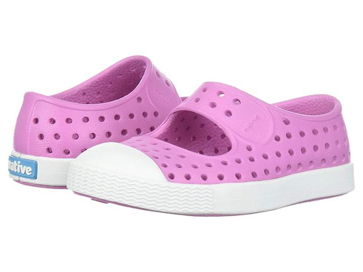 Native Kids Shoes Juniper (toddler/little Kid) (malibu Pink/shell White) Girls Shoes