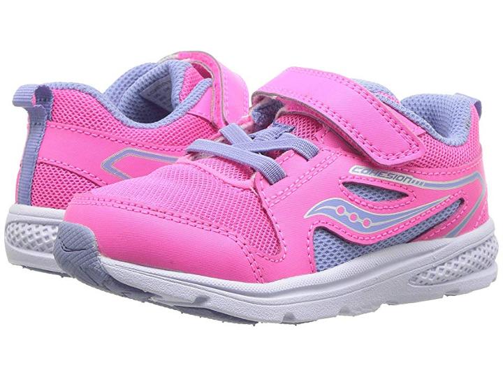 Saucony Kids Cohesion 10 Jr (toddler/little Kid) (pink) Girls Shoes