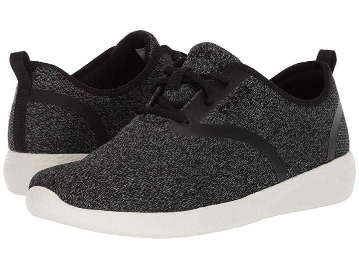 Crocs Literide Lace (black/white) Women's  Shoes