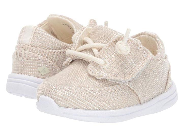 Sperry Kids Baycoast Crib (little Kid/big Kid) (champagne) Girl's Shoes