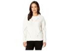 Two By Vince Camuto Long Sleeve Transfer Ribbed Sweater (antique White) Women's Sweater