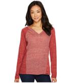 Prana Jinny Top (woodland Red) Women's Long Sleeve Pullover