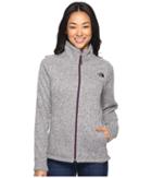 The North Face Crescent Full Zip (metallic Silver Heather (prior Season)) Women's Coat