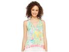 Lilly Pulitzer Roxi Top (multi Sea Salt And Sun) Women's Clothing