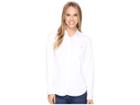 U.s. Polo Assn. Stretch Poplin Roll Cuff Shirt (optic White) Women's Clothing