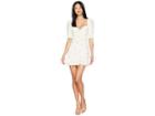 For Love And Lemons Ashland Lace-up Dress (cherry) Women's Dress