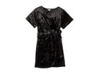 Habitual Girl Claire Tie Front Mini Dress (big Kids) (black) Girl's Dress