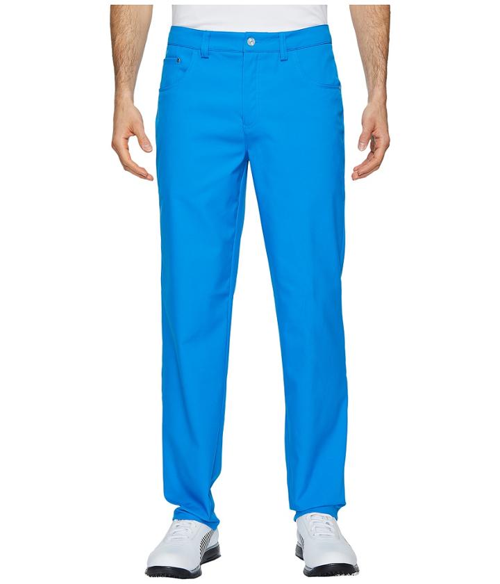 Puma Golf Six-pocket Pants (electric Blue Lemonade) Men's Casual Pants