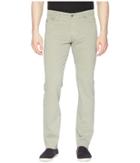 Ag Adriano Goldschmied Graduate Tailored Straight Sueded Stretch Sateen (dry Cypress) Men's Casual Pants