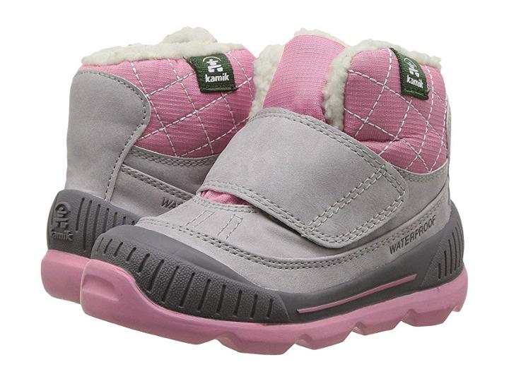 Kamik Kids Sawyer (toddler) (light Grey) Girls Shoes