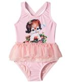 Rock Your Baby Puppy Love Tulle One-piece (infant) (pink) Girl's Jumpsuit & Rompers One Piece