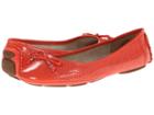 Anne Klein Buttons Flat (firebrick Reptile) Women's Flat Shoes