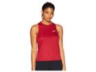 Nike Dry Miler Running Tank (red Crush) Women's Sleeveless