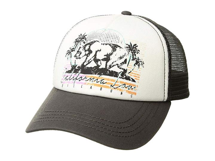 Billabong Retro Bear Hat (charcoal) Baseball Caps