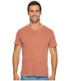 Agave Denim Skeg Short Sleeve Slub Jersey T-shirt (burnt Henna) Men's Clothing