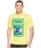 Puma Forever Football Country Tee (dandelion/brazil) Men's T Shirt