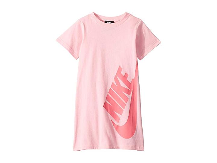 Nike Kids Sportswear T-shirt Dress (little Kids) (pink) Girl's Dress