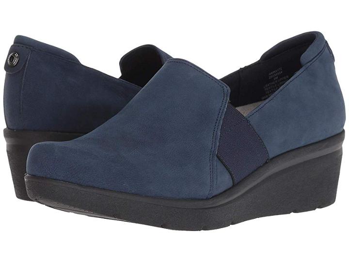 Anne Klein Invite Flat (navy) Women's Flat Shoes