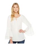 Union Of Angels Silvia Top (white) Women's Clothing