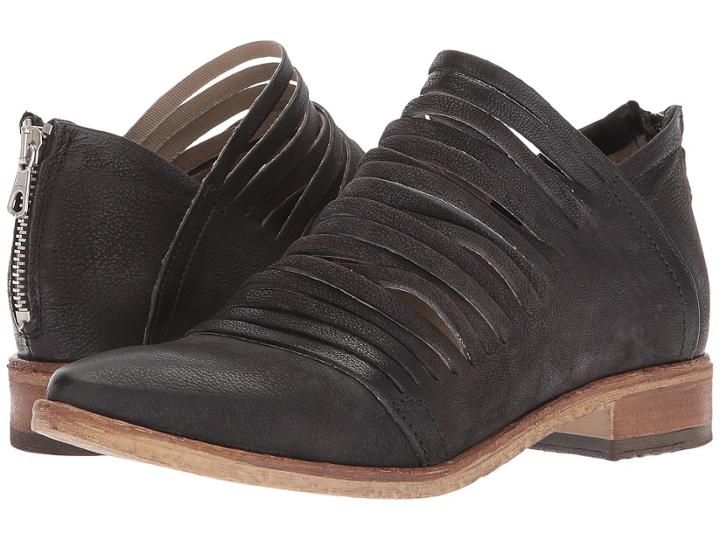Free People Lost Valley Ankle Boot (washed Black) Women's Shoes