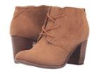 Toms Lunata Lace-up Bootie (wheat Suede) Women's Lace-up Boots