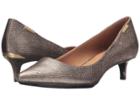 Calvin Klein Gabrianna Pump (gold Foiled Lizard) Women's 1-2 Inch Heel Shoes