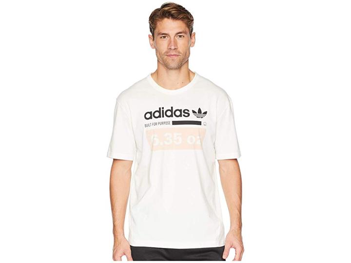 Adidas Originals Kaval Graphic Tee (cloud White/haze Coral) Men's T Shirt