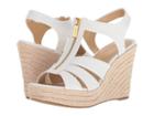 Michael Michael Kors Berkley Wedge (optic White) Women's Wedge Shoes