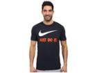 Nike Just Do Ittm Swooshtm Tee (dark Obsidian/white) Men's Clothing