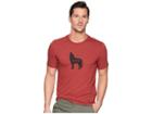 Prana Wolf Pack Journeyman Tee (mulled Wine Heather) Men's T Shirt