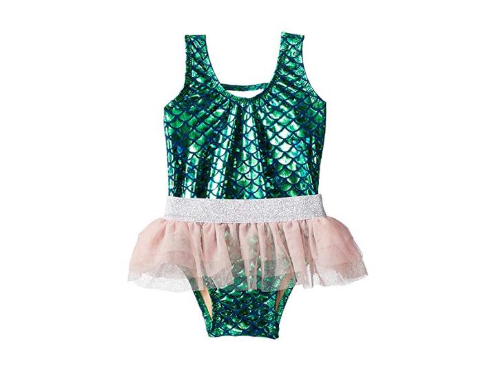 Shade Critters Mermaid Two-piece Scoop (infant) (green) Girl's Swimwear Sets