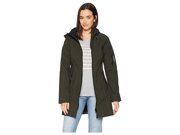 Ilse Jacobsen 3/4 Length Coat (deep Olive) Women's Coat
