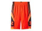 Under Armour Kids Space The Floor Shorts (big Kids) (neon Coral/stealth Gray/neon Coral) Boy's Shorts