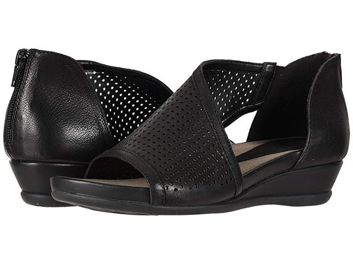 Earth Venus (black Tumbled Leather) Women's  Shoes