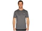 Under Armour Raid S/s Tee (carbon Heather/carbon Heather/steel) Men's Short Sleeve Pullover