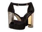 Michael Michael Kors Paloma Platform (black Kid Suede) High Heels