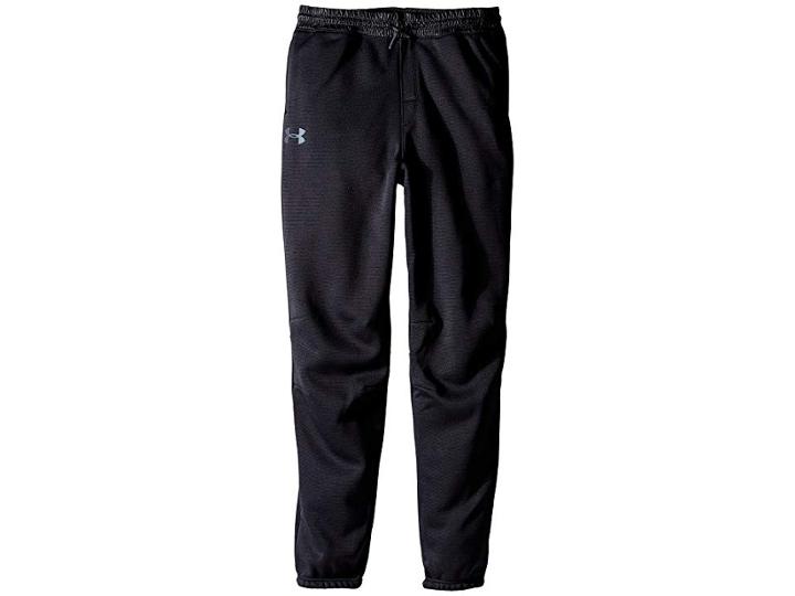 Under Armour Kids Swacket Pants (big Kids) (black/black) Boy's Casual Pants