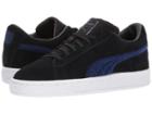 Puma Kids Suede Classic Terry (big Kid) (puma Black/blue Depths) Boys Shoes