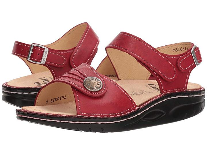 Finn Comfort Sausalito (red) Women's Sandals
