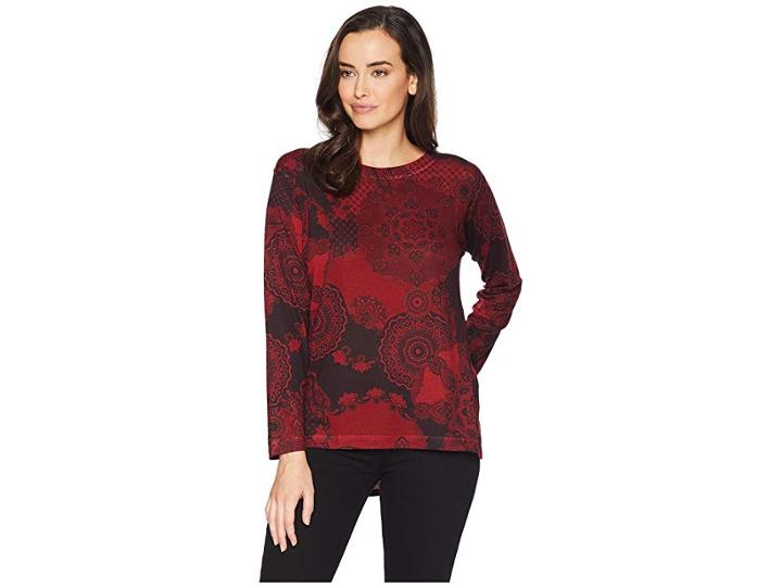 Nally & Millie Paisley Printed Top (multi) Women's Clothing