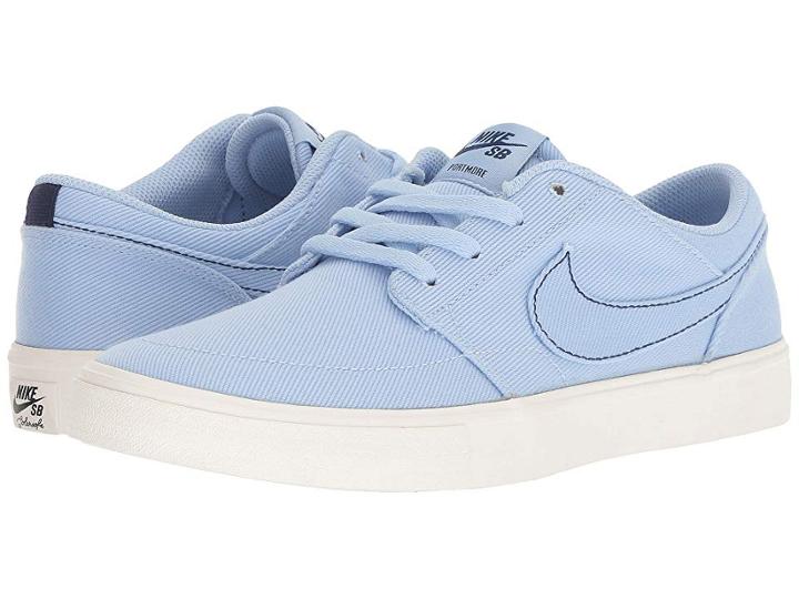Nike Sb Solarsoft Portmore Ii (royal Tint/royal Tint/ivory/red Crush) Women's Skate Shoes