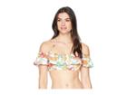 Bleu Rod Beattie Off The Shoulder Bandeau Bra W/ Removable Cup (white) Women's Swimwear